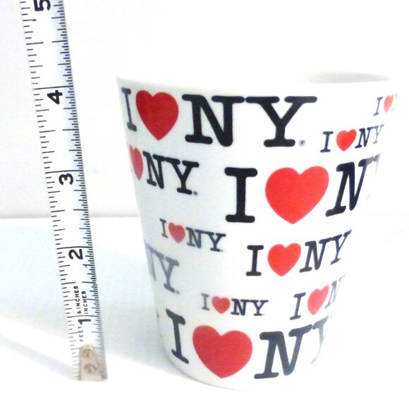I LOVE NEW YORK Coffee MUG & Rebecca Minkoff WALLET  Cup Change Purse Keychain - Picture 5 of 8